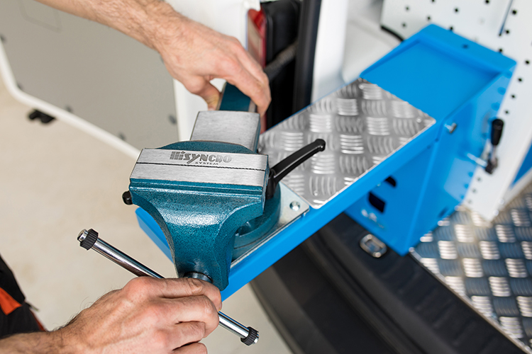 metal clamp for Syncro vans