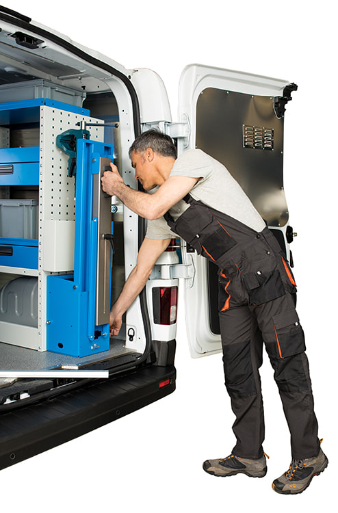 Folding vise with Syncro support